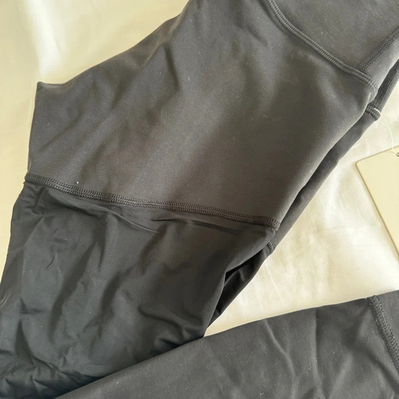 🆕🖤 Lululemon Wunder Train Mesh HR Tight 25” - Black - Picture 3 of 12